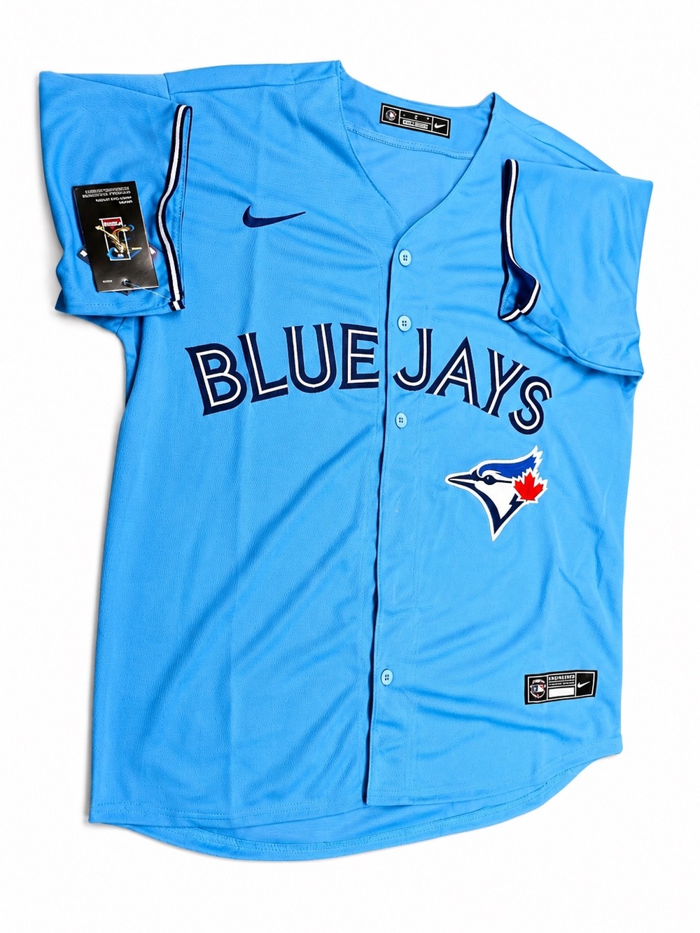 Toronto Blue Jays Nike Jersey Mens Large Light Blue MLB New With Tags